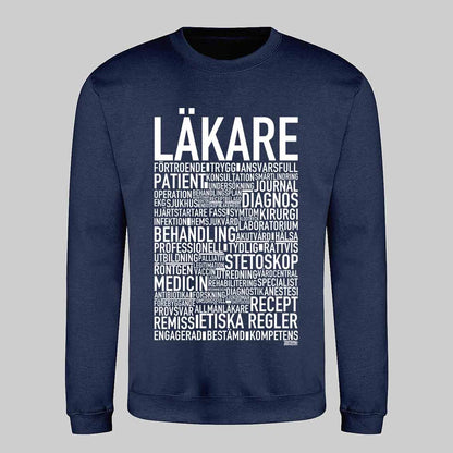 Läkare 2025 Text Sweatshirt