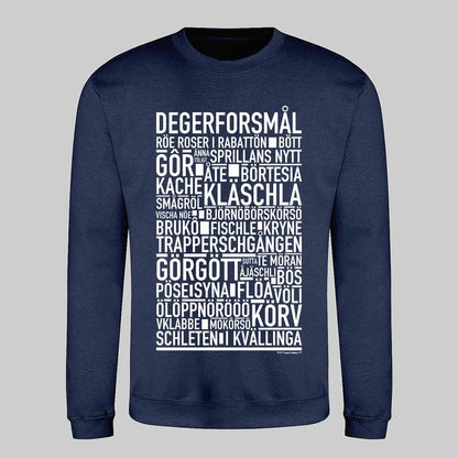 Degerforsmål Dialekt Text Sweatshirt