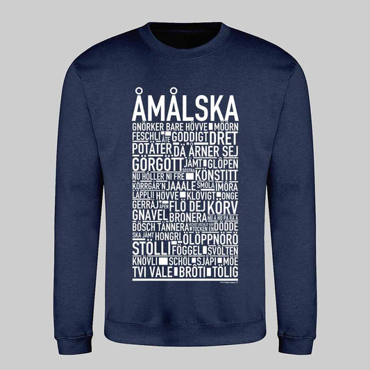 Åmålska Dialekt Text Sweatshirt