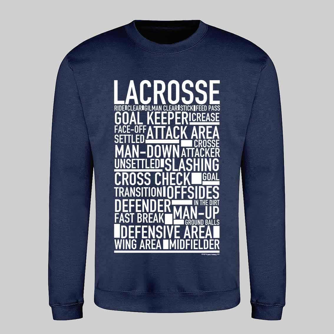 Lacrosse Text Sweatshirt