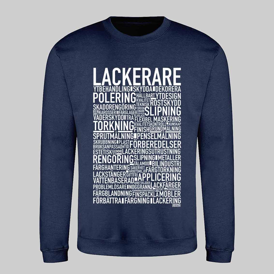 Lackerare Text Sweatshirt