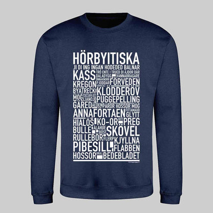 Hörbyitiska Dialekt Text Sweatshirt