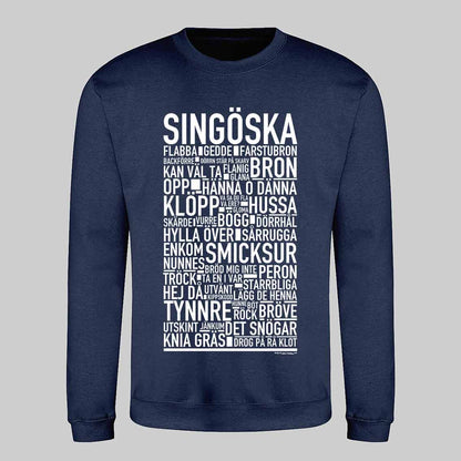 Singöska Dialekt Text Sweatshirt