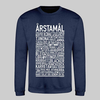 Årstamål Dialekt Text Sweatshirt