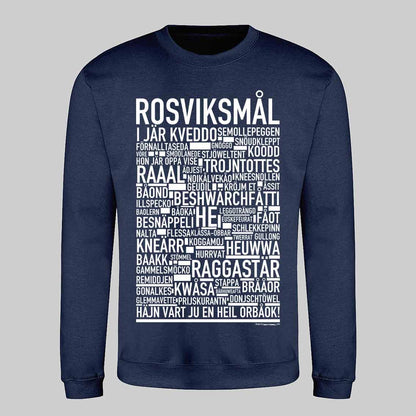 Rosviksmål Dialekt Text Sweatshirt