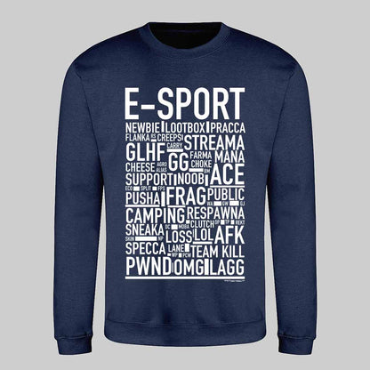 E-Sport Text Sweatshirt