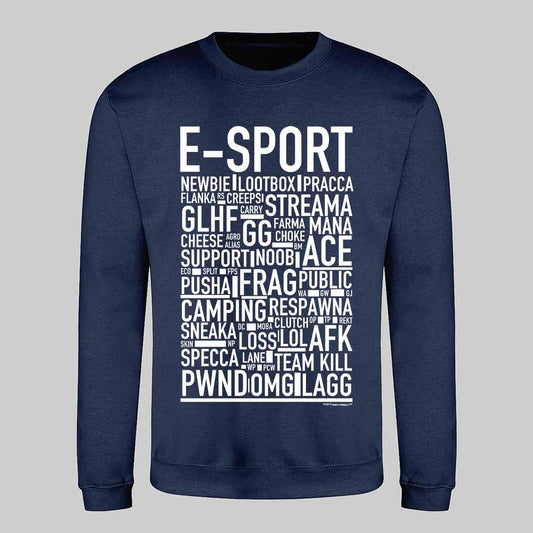 E-Sport Text Sweatshirt
