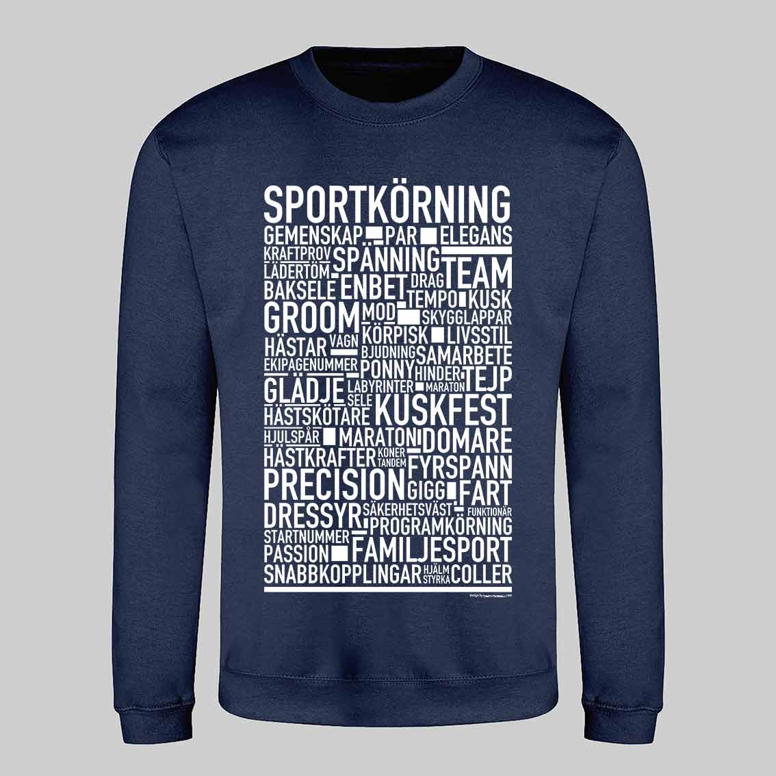 Sportkörning Text Sweatshirt