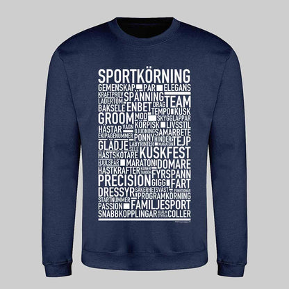 Sportkörning Text Sweatshirt