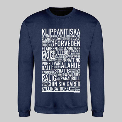 Klippanitiska Dialekt Text Sweatshirt
