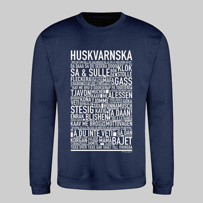 Huskvarnska Dialekt Text Sweatshirt