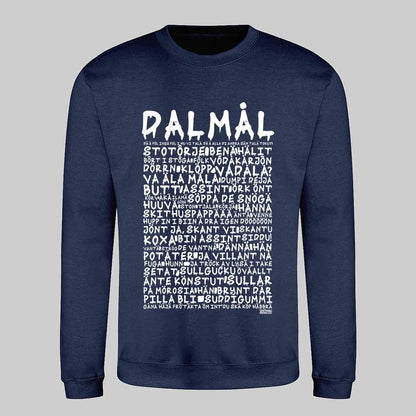 Dalmål Graffiti Dialekt Text Sweatshirt