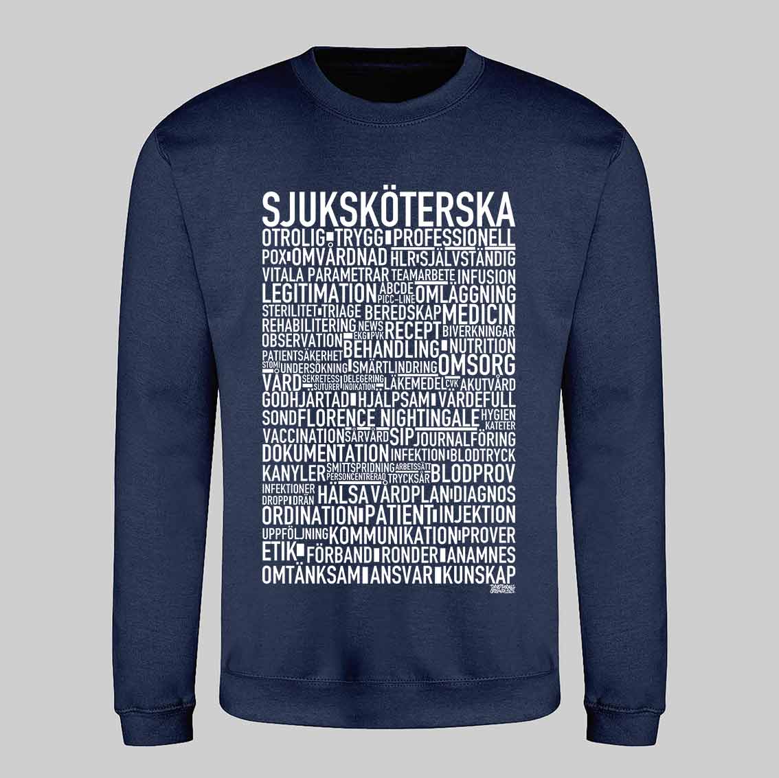 Sjuksköterska 2026 Text Sweatshirt