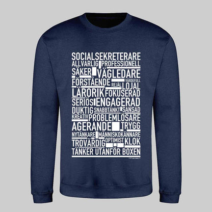 Socialsekreterare Text Sweatshirt