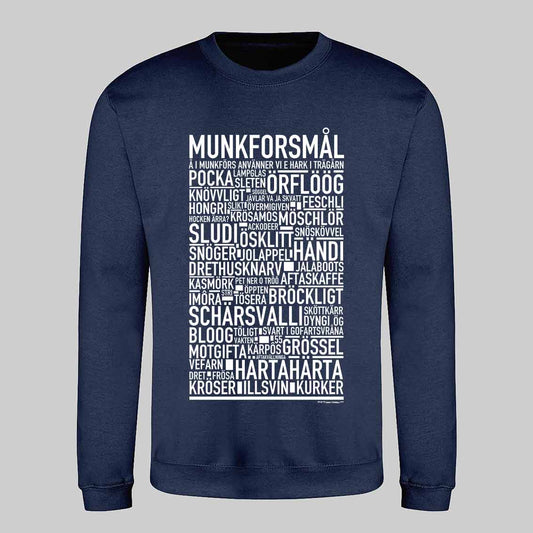 Munkforsmål Dialekt Text Sweatshirt