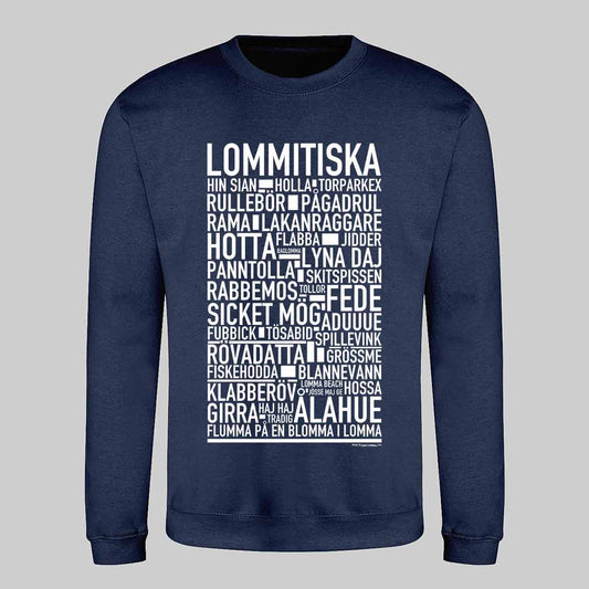 Lommitiska V2 Dialekt Text Sweatshirt