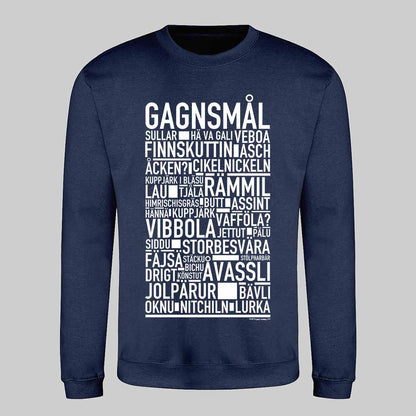 Gagnsmål Dialekt Text Sweatshirt