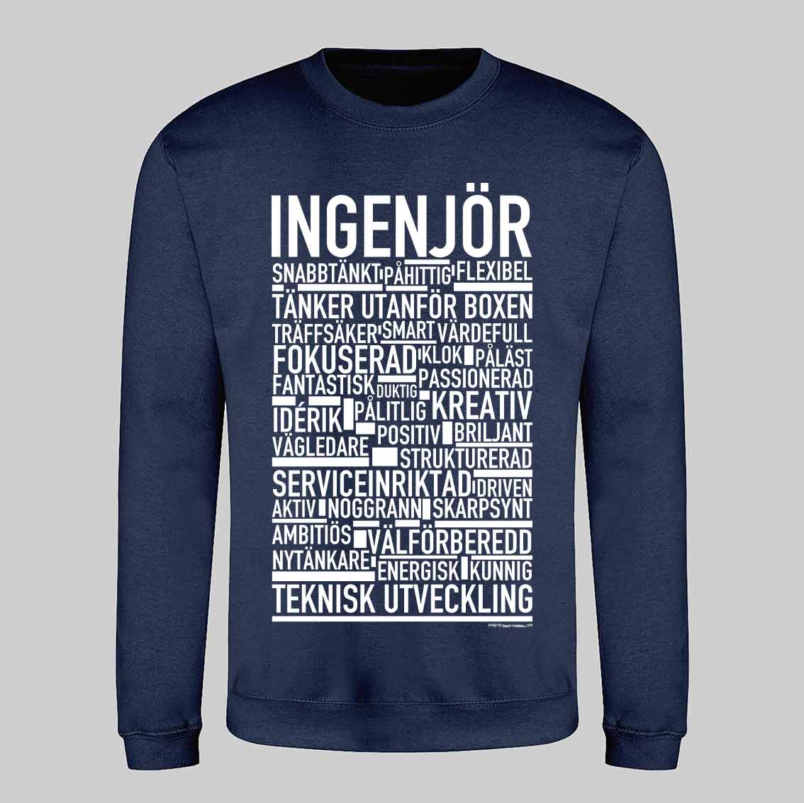 Ingenjör Text Sweatshirt