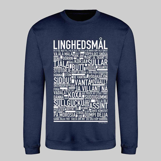 Linghedsmål Dialekt Text Sweatshirt