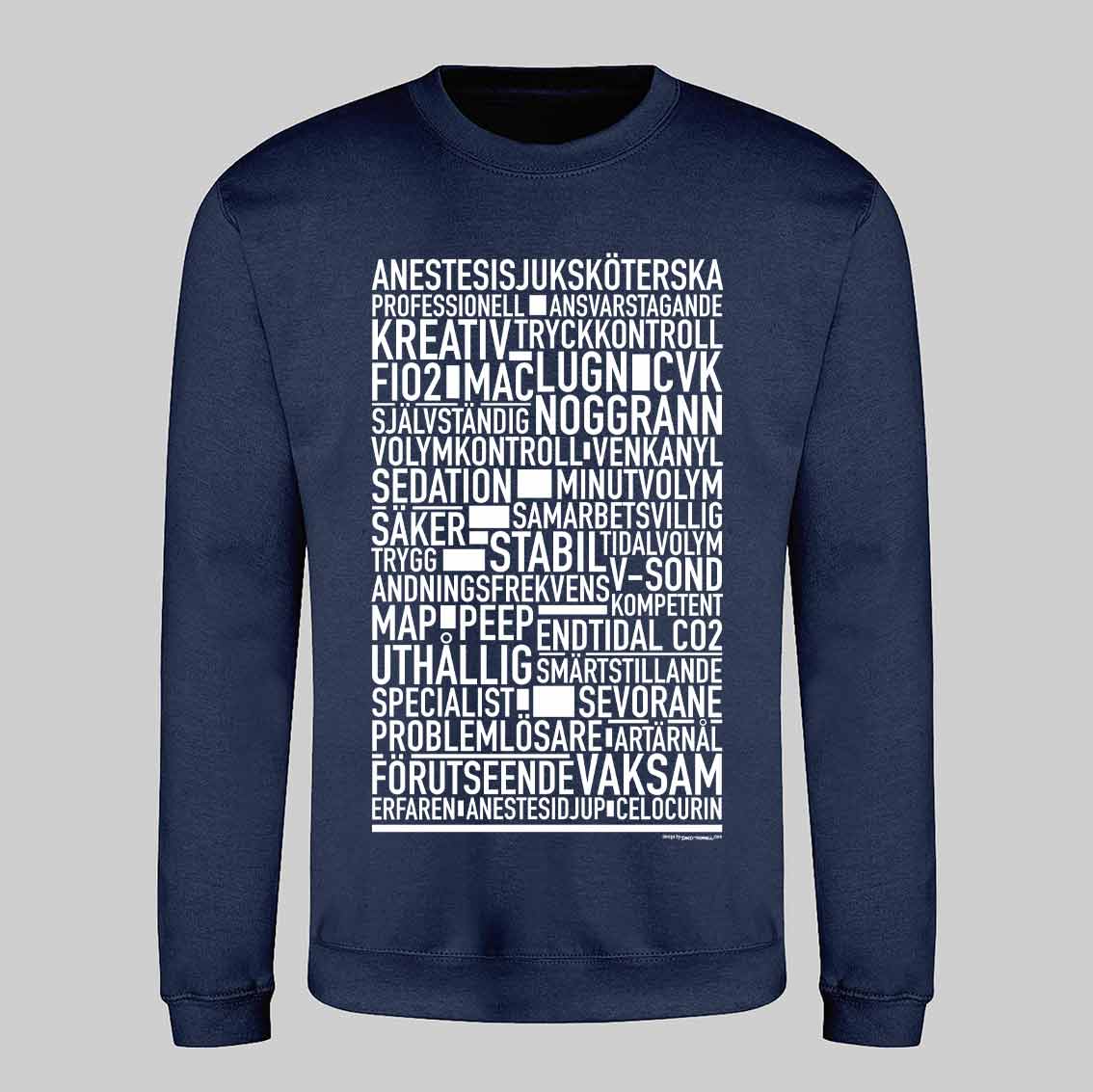 Anestesisjuksköterska Text Sweatshirt