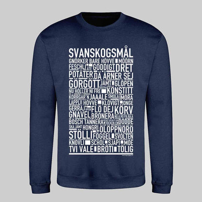 Svanskogsmål Dialekt Text Sweatshirt