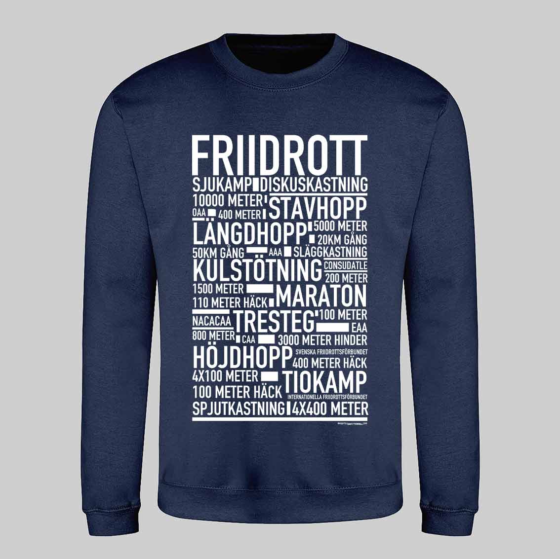 Friidrott Text Sweatshirt