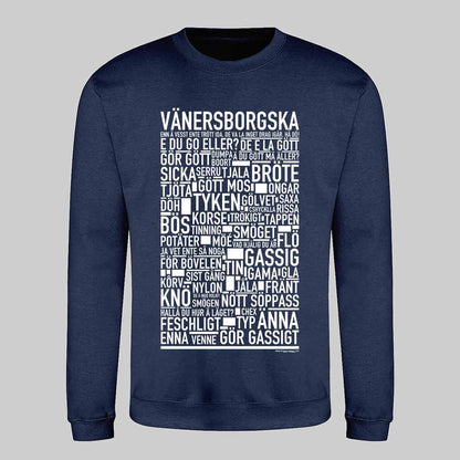 Vänersborgska Dialekt Text Sweatshirt