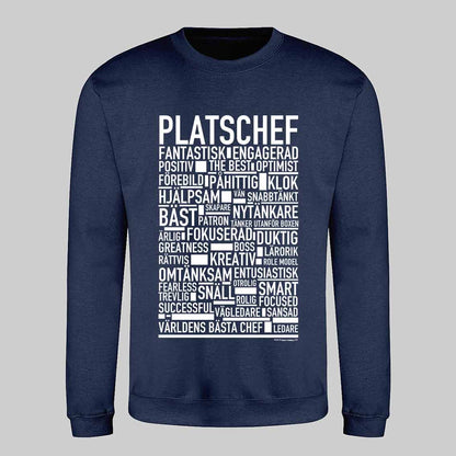 Platschef Text Sweatshirt