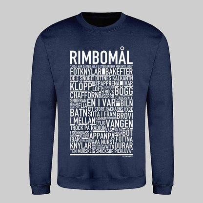 Rimbomål Dialekt Text Sweatshirt