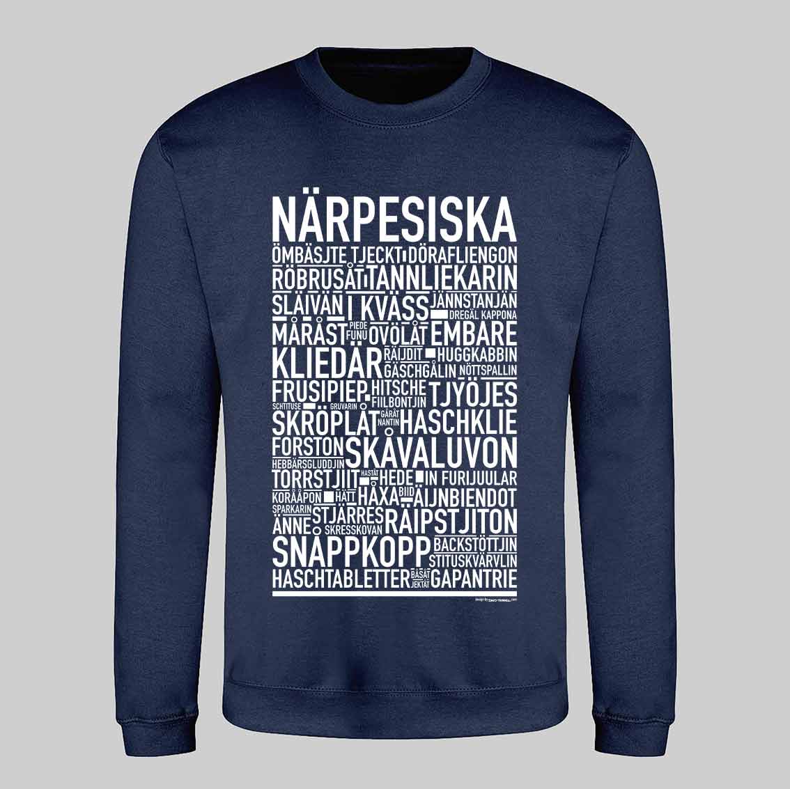 Närpesiska Dialekt Text Sweatshirt