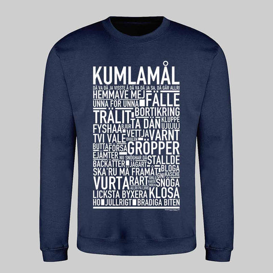 Kumlamål Dialekt Text Sweatshirt