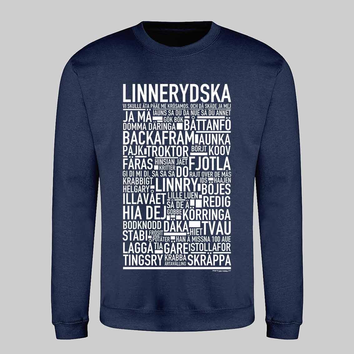 Linnerydska Dialekt Text Sweatshirt