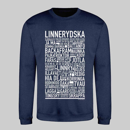 Linnerydska Dialekt Text Sweatshirt