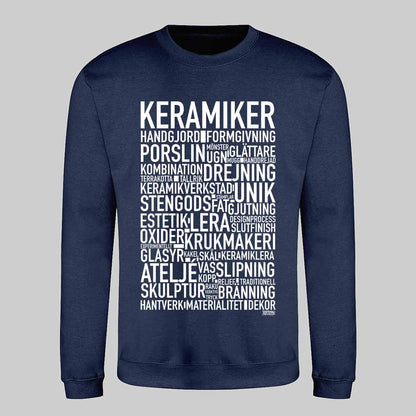 Keramiker Text Sweatshirt