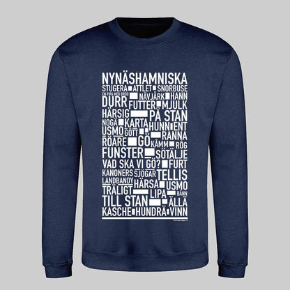 Nynäshamnitiska Dialekt Text Sweatshirt