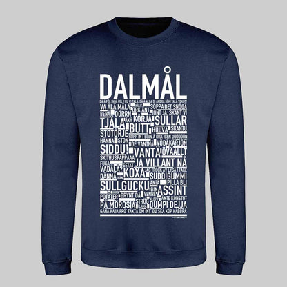 Dalmål Dialekt Text Sweatshirt