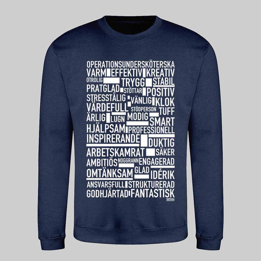 Operationsundersköterska Text Sweatshirt