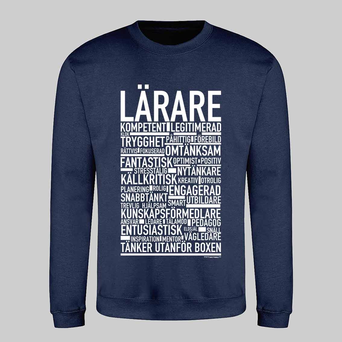 Lärare Text Sweatshirt