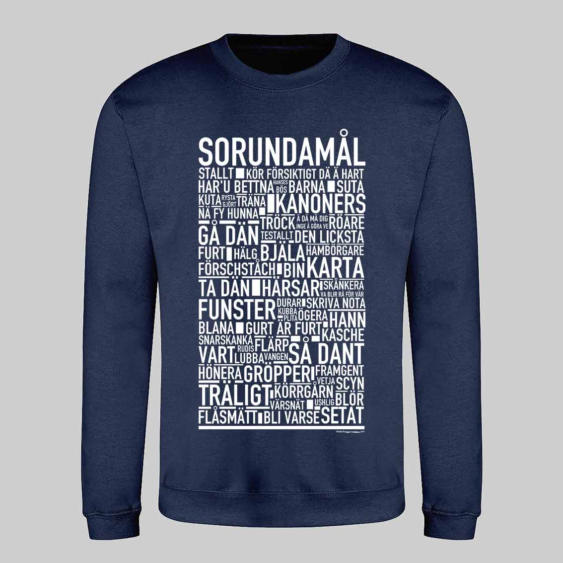 Sorundamål Dialekt Text Sweatshirt