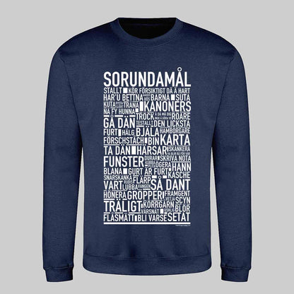 Sorundamål Dialekt Text Sweatshirt