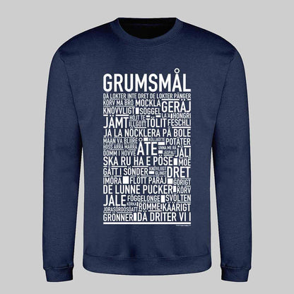 Grumsmål Dialekt Text Sweatshirt