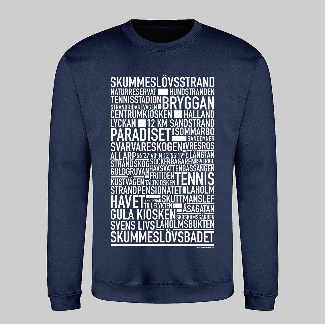 Skummeslövsstrand Text Sweatshirt