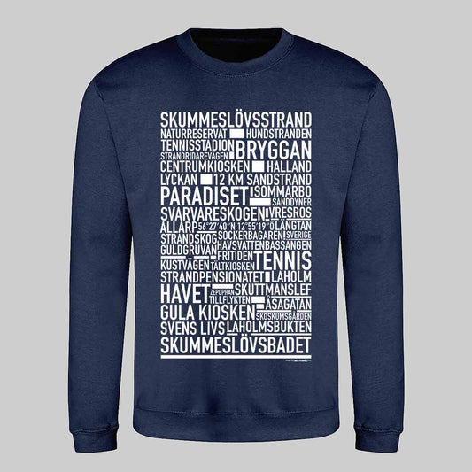 Skummeslövsstrand Text Sweatshirt