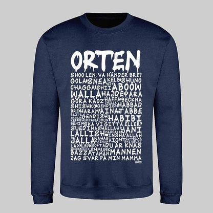 Orten Graffiti Dialekt Text Sweatshirt