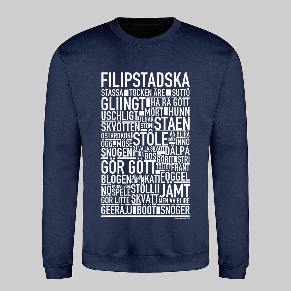 Filipsstadska Dialekt Text Sweatshirt