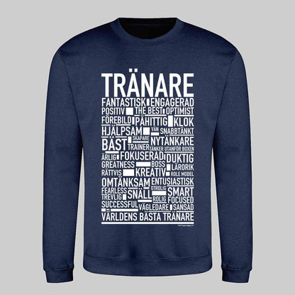 Tränare Text Sweatshirt