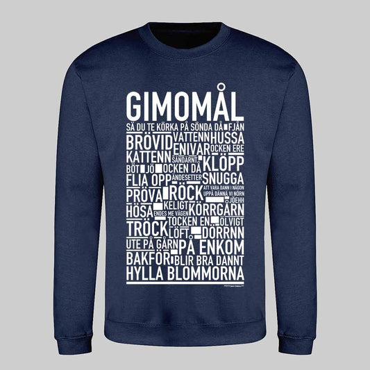 Gimomål Dialekt Text Sweatshirt
