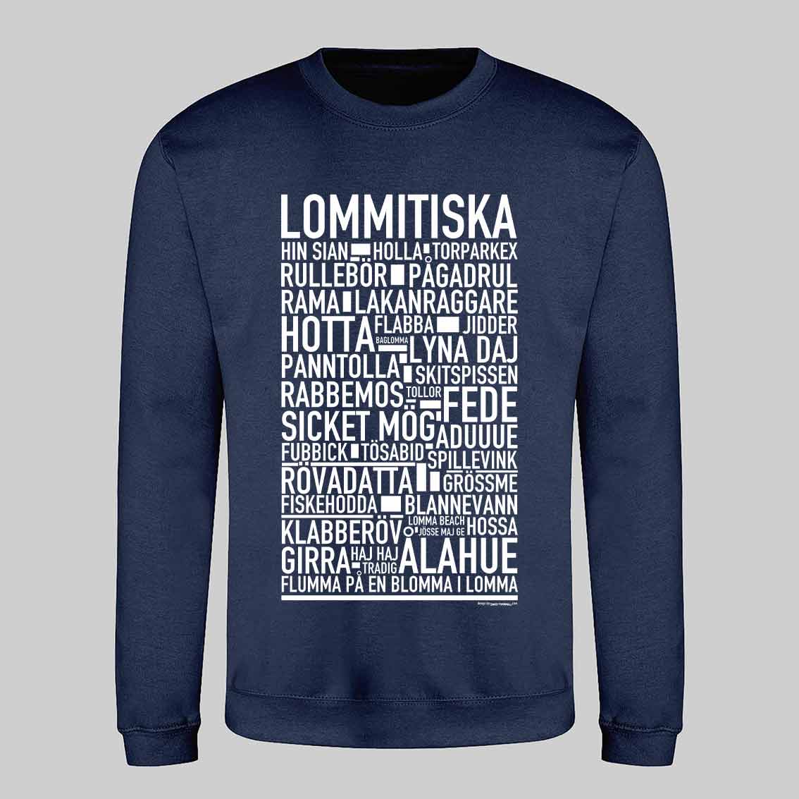 Lommitiska V2 Dialekt Text Sweatshirt
