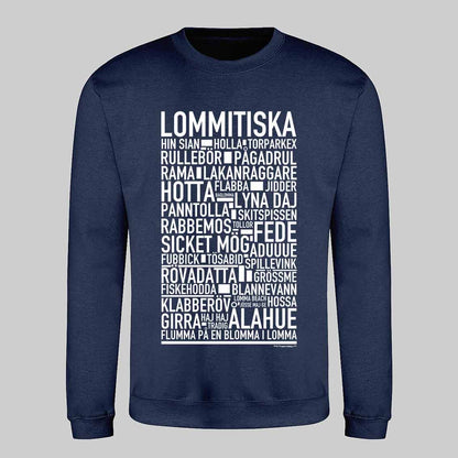 Lommitiska V2 Dialekt Text Sweatshirt