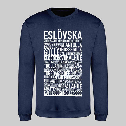 Eslövska Dialekt Text Sweatshirt